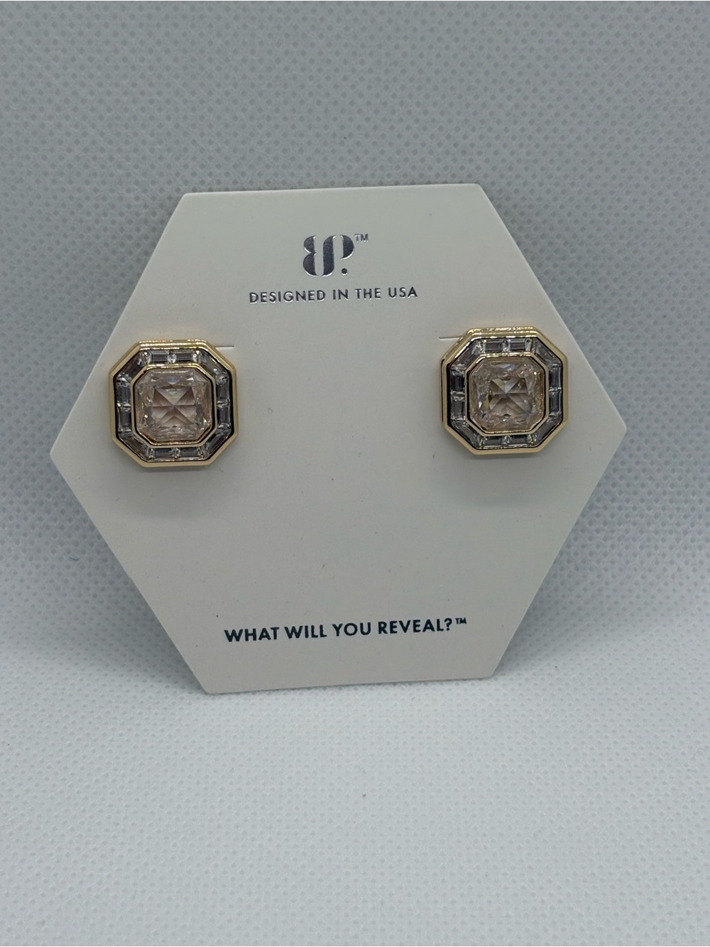 Diamond Cubic Zirconia Earrings